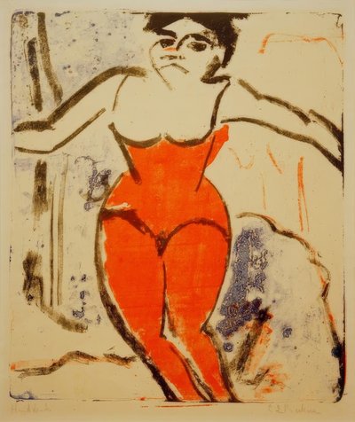 Applauding Artist by Ernst Ludwig Kirchner